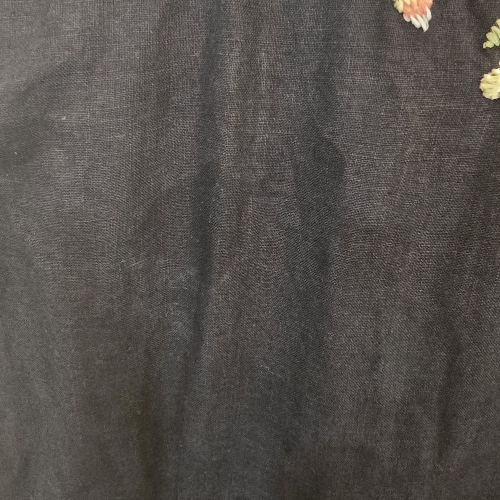 Johnny Was Black Floral Embroidered Dress - Picture 16 of 16